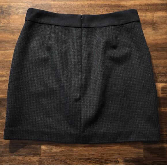 J Crew Women’s 8 Mini Skirt Wool Blend Pockets Lined Zip Up Winter - Picture 2 of 6